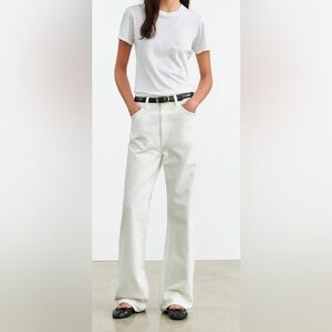 Nili Lotan Jeans Womens 0 Mitchell Winter White NWT